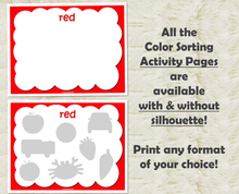 Load image into Gallery viewer, Colors Busy Book, Toddler Busy Book, Learning Binder, Quiet Book