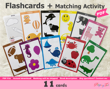 Load image into Gallery viewer, Colors Flashcards, Matching Activity