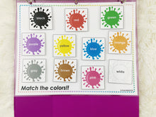 Load image into Gallery viewer, Colors Matching Activity