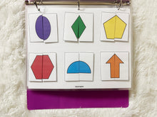 Load image into Gallery viewer, Colors Sorting and Shapes Puzzle Activity