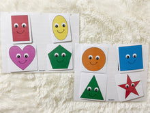 Load image into Gallery viewer, Colors and Shapes Matching Activity