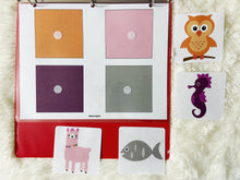 Load image into Gallery viewer, Colors and Shapes Matching Activity