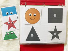 Load image into Gallery viewer, Colors and Shapes Matching Activity