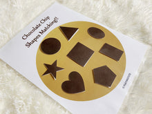 Load image into Gallery viewer, Chocolate Chip Shapes Matching Activity