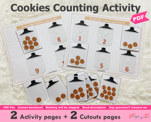 Load image into Gallery viewer, Cookies Counting Activity