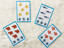 Load image into Gallery viewer, Count and Clip Animals Cards
