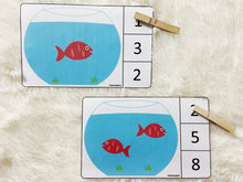 Load image into Gallery viewer, Fish Counting Activity, Count and Clip Activity