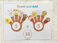 Load image into Gallery viewer, Counting and Addition Practice Activity