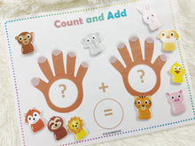 Load image into Gallery viewer, Counting and Addition Practice Activity
