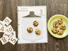Load image into Gallery viewer, Cookies Counting Activity Mat