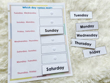 Load image into Gallery viewer, Days of the Week Activity