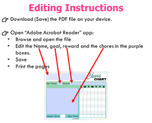 Load image into Gallery viewer, Editable Chore Chart, Kids Chore Chart, Daily Routine Tracking Chart, Daily Tasks for Kids