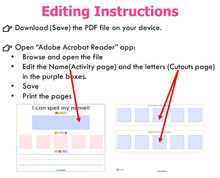 Load image into Gallery viewer, Editable 5 Letter Name Spelling Practice Activity Printable, Name Building and Writing