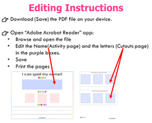Load image into Gallery viewer, Editable 3 Letter Name Spelling Practice Activity Printable, Name Building and Writing