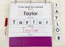 Load image into Gallery viewer, Editable 6 Letter Name Spelling Practice Activity Printable, Name Building and Writing