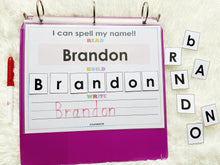Load image into Gallery viewer, Editable 7 Letter Name Spelling Practice Activity, Name Building and Writing