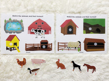 Load image into Gallery viewer, Farm Animals Busy Book