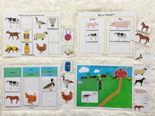 Load image into Gallery viewer, Farm Animals Busy Book
