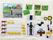 Load image into Gallery viewer, Farm Animals Busy Book