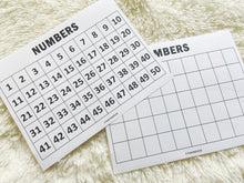 Load image into Gallery viewer, Fifty and Hundred Chart