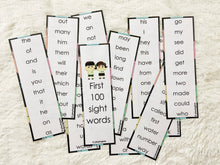 Load image into Gallery viewer, First 100 Sight Words Strips