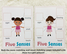 Load image into Gallery viewer, Five Senses Busy Book Activity