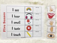 Load image into Gallery viewer, Five Senses Sorting Activity