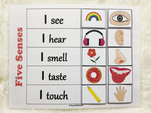Load image into Gallery viewer, Five Senses Sorting Activity