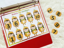 Load image into Gallery viewer, Halloween Busy Book, Fall or Autumn Quiet Book, Learning Binder