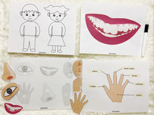 Load image into Gallery viewer, Body Parts Busy Book in Spanish