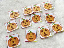 Load image into Gallery viewer, Build Jack O Lantern, Fall/ Autumn themed Shapes Activities