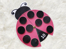 Load image into Gallery viewer, Ladybug Spots Counting Activity, Numbers 1 to 10