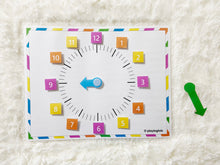 Load image into Gallery viewer, Learn to tell Time, Clock