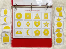 Load image into Gallery viewer, Matching Busy Book/ Learning Binder/ Quiet Book