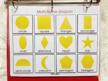 Load image into Gallery viewer, Matching Busy Book/ Learning Binder/ Quiet Book