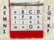 Load image into Gallery viewer, Matching Busy Book/ Learning Binder/ Quiet Book