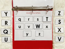 Load image into Gallery viewer, Matching Busy Book/ Learning Binder/ Quiet Book