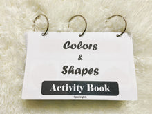 Load image into Gallery viewer, Colors and Shapes Mini Activity Book
