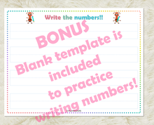 Load image into Gallery viewer, Numbers Tracing Worksheets