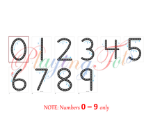Load image into Gallery viewer, Numbers 0 to 9 Tracing Road Mats