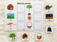 Load image into Gallery viewer, Opposites Matching Activity