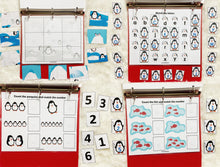 Load image into Gallery viewer, Penguin Busy Book