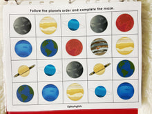 Load image into Gallery viewer, Planets/ Solar System Busy Book