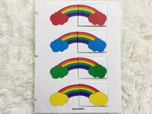 Load image into Gallery viewer, Colors and Shapes Matching Activity, Toddler Busy Book, Learning Binder, Quiet Book