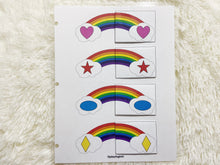 Load image into Gallery viewer, Colors and Shapes Matching Activity, Toddler Busy Book, Learning Binder, Quiet Book