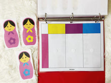 Load image into Gallery viewer, Nesting Dolls Busy Book