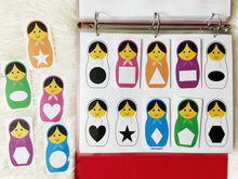 Load image into Gallery viewer, Nesting Dolls Busy Book