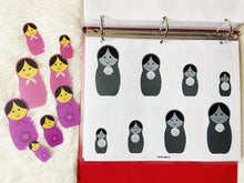 Load image into Gallery viewer, Nesting Dolls Busy Book
