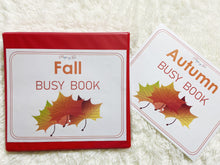 Load image into Gallery viewer, Fall/ Autumn Busy Book