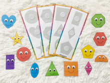 Load image into Gallery viewer, 2D Shapes Silhouette/ Shadow Matching Activity, Independent Work Tasks, Early Childhood and Special Education, Preschool and PreK